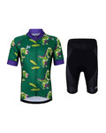 HOLOKOLO maillot corto y pantalón corto - DINOSAURS KIDS - verde/negro