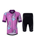HOLOKOLO maillot corto y pantalón corto - UNICORNS KIDS - rosa/negro