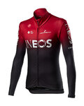 CASTELLI maillot de invierno de manga larga - INEOS 2020 WINTER - negro/azul claro/blanco