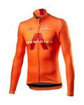 CASTELLI maillot de invierno de manga larga - INEOS GRENADIERS '21 - azul claro/naranja