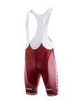 KATUSHA SPORTS pantalones cortos de tirantes - ALPECIN 2019  - rojo