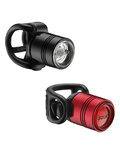 LEZYNE luz - FEMTO DRIVE SET - rojo/negro