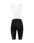 LE COL pantalones cortos de tirantes - PRO LEIGHTWEIGHT - blanco/negro