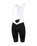 LE COL pantalones cortos de tirantes - PRO LEIGHTWEIGHT - blanco/negro