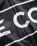 LE COL jersey de manga corta - SPORT LOGO - negro/blanco
