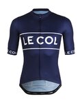LE COL jersey de manga corta - SPORT LOGO - blanco/azul