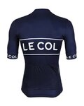 LE COL jersey de manga corta - SPORT LOGO - blanco/azul