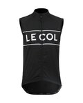 LE COL chaleco - SPORT LOGO GILET - blanco/negro