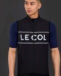 LE COL chaleco - SPORT LOGO GILET - blanco/negro
