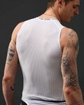 LE COL camiseta sin mangas - PRO AIR - blanco