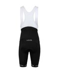 LE COL pantalones cortos de tirantes - SPORT - blanco/negro
