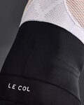 LE COL pantalones cortos de tirantes - SPORT - blanco/negro