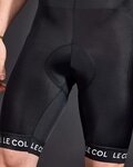 LE COL pantalones cortos de tirantes - SPORT - blanco/negro