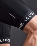 LE COL pantalones cortos de tirantes - SPORT - blanco/negro