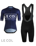 LE COL maillot corto y pantalón corto - SPORT LOGO - azul/negro