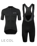 LE COL maillot corto y pantalón corto - HORS CATEGORIE II - negro