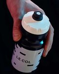 LE COL botella de agua - PRO WATER - blanco/negro