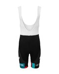 LE COL pantalones cortos de tirantes - BORA HANSGROHE 23 K - negro/verde