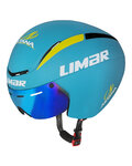 LIMAR casco - SPEED KING - amarillo/azul claro