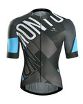 MONTON jersey de manga corta - EDGE - negro/azul