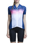 MONTON jersey de manga corta - STARRY LANES LADY - blanco/azul