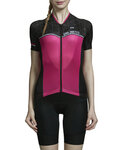 MONTON jersey de manga corta - YULO LADY - negro/rosa