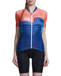 MONTON jersey de manga corta - PIONEER LADY - azul/naranja