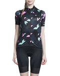 MONTON chaleco - AUTUMN COLORS LADY - negro/rosa/azul