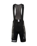 MONTON pantalones cortos de tirantes - NIGHT SHADOW - negro