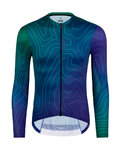 MONTON maillot de verano de manga larga - CONTOULINE SUMMER - verde/azul