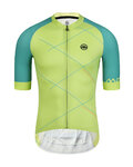 MONTON jersey de manga corta - CHECKER - azul/amarillo
