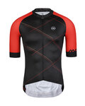 MONTON jersey de manga corta - CHECKER - negro/rojo