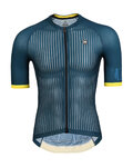 MONTON jersey de manga corta - QUEST - verde/naranja