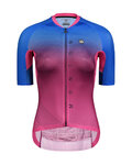 MONTON jersey de manga corta - NEON LADY - rojo/azul