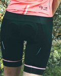 MONTON pantalones cortos sin tirantes - COLOURWING LADY - rosa/negro