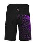 MONTON pantalones cortos sin tirantes - BAM MTB - negro/púrpura