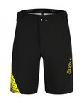 MONTON pantalones cortos sin tirantes - BOOM MTB - amarillo/negro