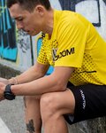 MONTON pantalones cortos sin tirantes - BOOM MTB - amarillo/negro