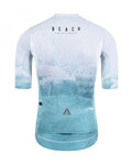 MONTON jersey de manga corta - BEACH  - azul/blanco