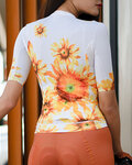 MONTON jersey de manga corta - SUNFLOWER LADY - blanco/amarillo