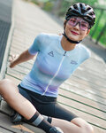 MONTON jersey de manga corta - COLOR FLOW LADY - arcoíris/blanco
