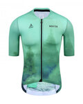MONTON maillot corto y pantalón corto - FOREST - verde/blanco/negro