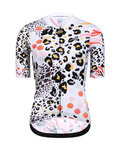MONTON maillot corto y pantalón corto - LEOPARD LADY - blanco/rosa/negro