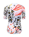 MONTON maillot corto y pantalón corto - LEOPARD LADY - blanco/rosa/negro