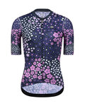 MONTON maillot corto y pantalón corto - PLUM FLOWER LADY - negro/púrpura