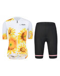MONTON maillot corto y pantalón corto - SUNFLOWER LADY - negro/amarillo/blanco