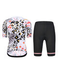 MONTON maillot corto y pantalón corto - LEOPARD LADY - blanco/rosa/negro