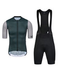 MONTON maillot corto y pantalón corto - CHECHEN - verde/negro