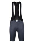 MONTON pantalones cortos de tirantes - SKULL LADY - gris
