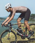 MONTON pantalones cortos de tirantes - PRO SPEEDA  - marrón